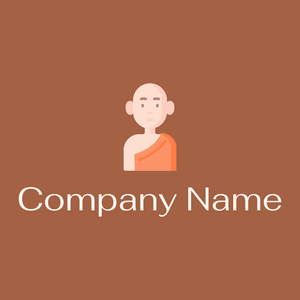 Monk logo on a Sepia background - Religión