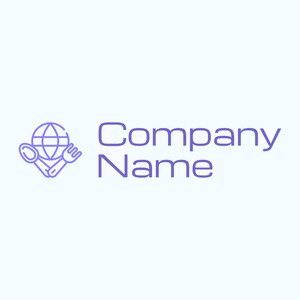 Purple Gastronomy logo on a Alice Blue background - Alimentos & Bebidas