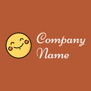 Happy logo on a Smoke Tree background - Abstrait