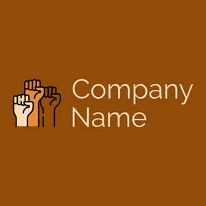 Fighting logo on a Saddle Brown background - Gemeinnützige Organisationen