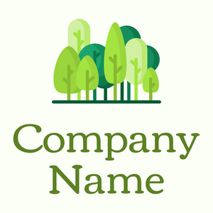 Forest on a Ivory background - Domaine de l'agriculture