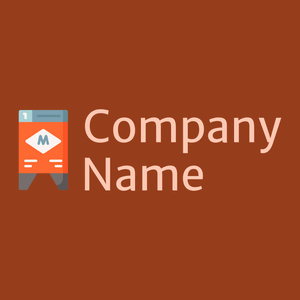 Subway logo on a Russet background - Auto & Voertuig