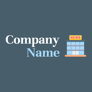 Light Sky Blue Building on a Smalt Blue background - Empresa & Consultantes