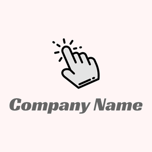 Pointer logo on a Snow background - Animais e Pets