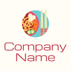 Seagull Asian on a Floral White background - Comida & Bebida