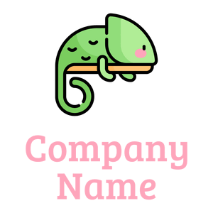 Pink Chameleon on a White background - Animaux & Animaux de compagnie