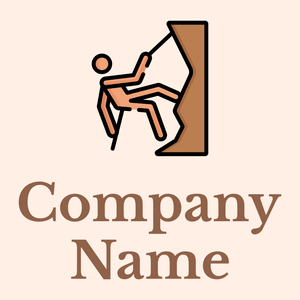 Climbing logo on a Seashell background - Ecologia & Ambiente