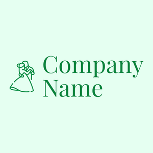Dance logo on a Mint Cream background - Bruiloft diensten