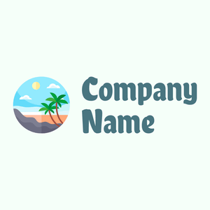 Beach on a Mint Cream background - Medio ambiente & Ecología