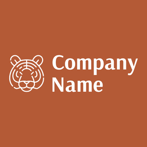 Tiger logo on a Smoke Tree background - Animaux & Animaux de compagnie