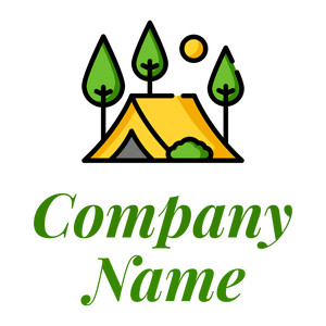 Camping logo on a White background - Autos & Fahrzeuge