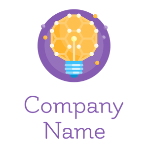 Light bulb logo on a White background - Tecnologia