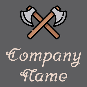 Axes on a Bright Grey background - Abstrakt