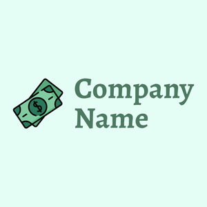 Money logo on a Mint Cream background - Negócios & Consultoria