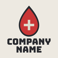Logo de donación de sangre - Medical & Farmacia Logotipo
