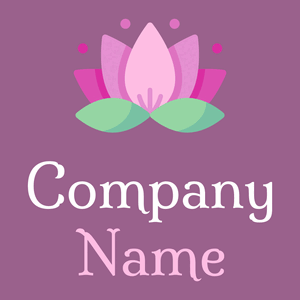 Lotus logo on a Violet Blue background - Religion et spiritualité