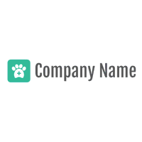 Logo del veterinario de pata de perro - Medical & Farmacia Logotipo