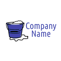 Bucket Cleaning Logo - Costruzioni & Strumenti