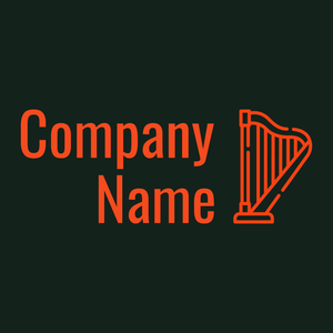 Harp logo on a Cardin Green background - Unterhaltung & Kunst