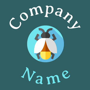 Firefly on a Blumine background - Animais e Pets