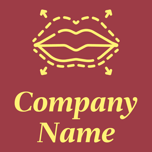 Lips logo on a Mexican Red background - Moda & Belleza