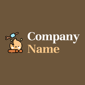 Campfire on a Old Copper background - Paisagismo