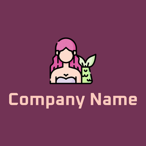 Mermaid on a Flirt background - Juegos & Entretenimiento