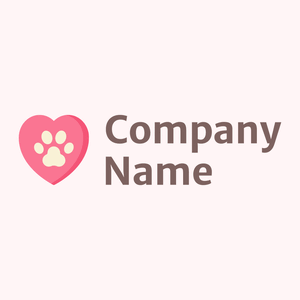Tickle Me Pink Dog on a Snow background - Animales & Animales de compañía