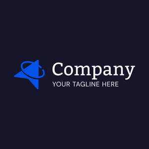 Management logo blue on dark blue - Computer