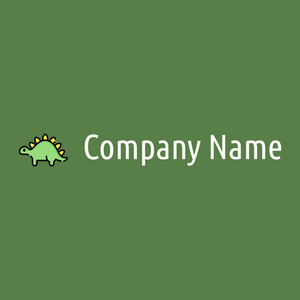 Stegosaurus logo on a Dingley background - Animales & Animales de compañía