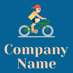 Bicycle on a Cerulean background - Deportes