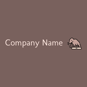 Mammoth logo on a Russett background - Animali & Cuccioli