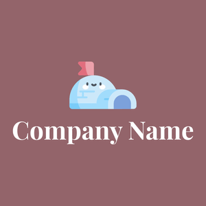 Igloo logo on a Copper Rose background - Spelletjes & Recreatie