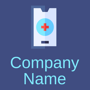 Medical app logo on a Jacksons Purple background - Domaine des communications