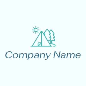 Tent logo on a Azure background - Autos & Fahrzeuge