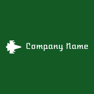 Fighter jet logo on a Crusoe background - Auto & Voertuig