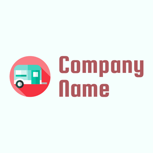 Motorhome logo on a Azure background - Auto & Voertuig