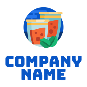 Mint tea logo on a White background - Comida & Bebida