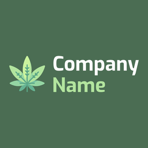 Marijuana on a Como background - Abstracto