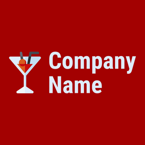 Manhattan logo on a Sangria background - Architektur