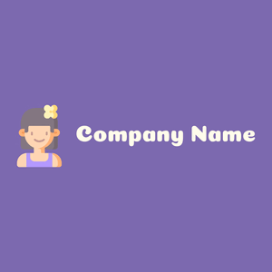 Bridesmaid logo on a purple background - Moda & Bellezza