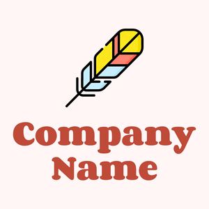 Colorful Feather on a Snow background - Entretenimento & Artes