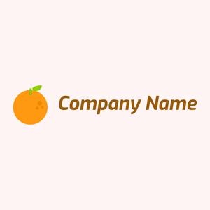 Orange logo on a Snow background - Food & Drink