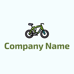 Mountain bike on a Azure background - Auto & Voertuig
