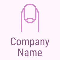 Finger with Nail logo on a Lavender Blush background - Construction & Tools