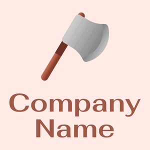 Axe on a Misty Rose background - Divertissement & Arts