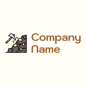 Gold logo on a Floral White background - Empresa & Consultantes
