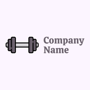 Black Dumbbell on a Magnolia background - Deportes