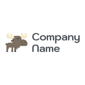 Big Head Moose on a White background - Animali & Cuccioli