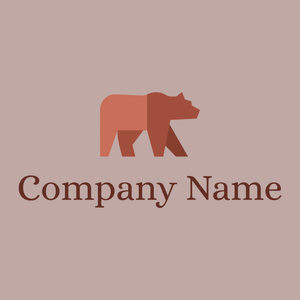 Grizzly bear on a Martini background - Animales & Animales de compañía